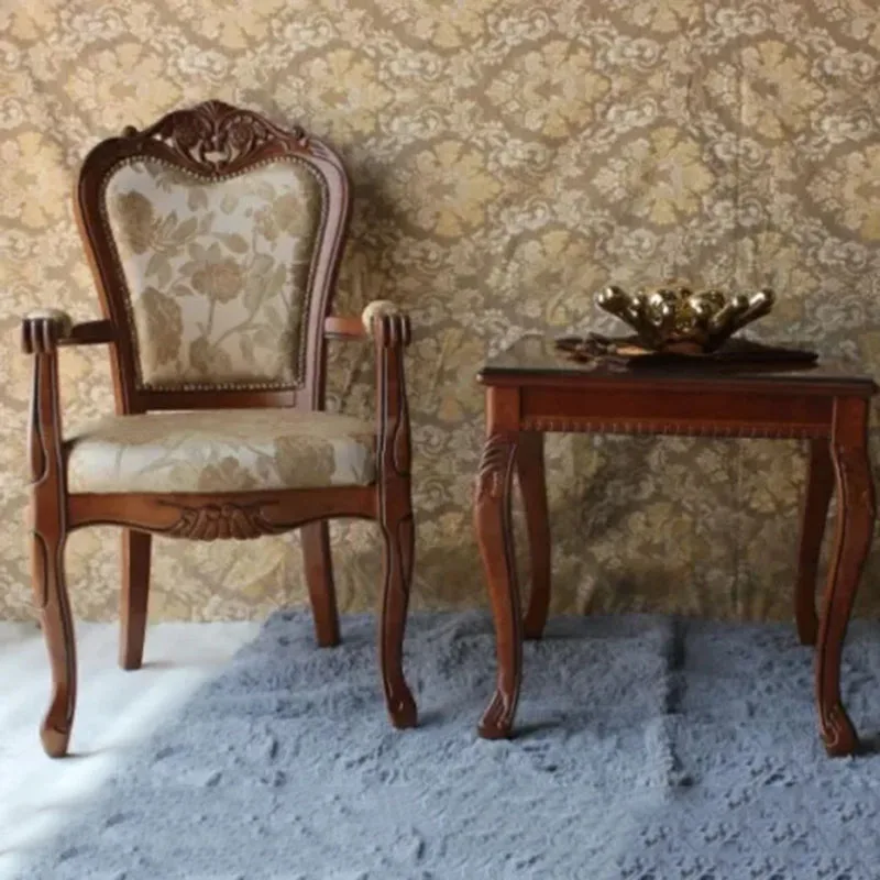 

Wooden Accent Dining Chairs Armchair Accent Designer Kitchen Party Dining Chairs Bedroom Sillas Para Eventos Nordic Furniture