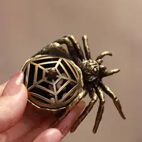 Spider Incense Cone Holder Mini Asian Zen Decor Small Animal Burner For Home Office Meditation Gift