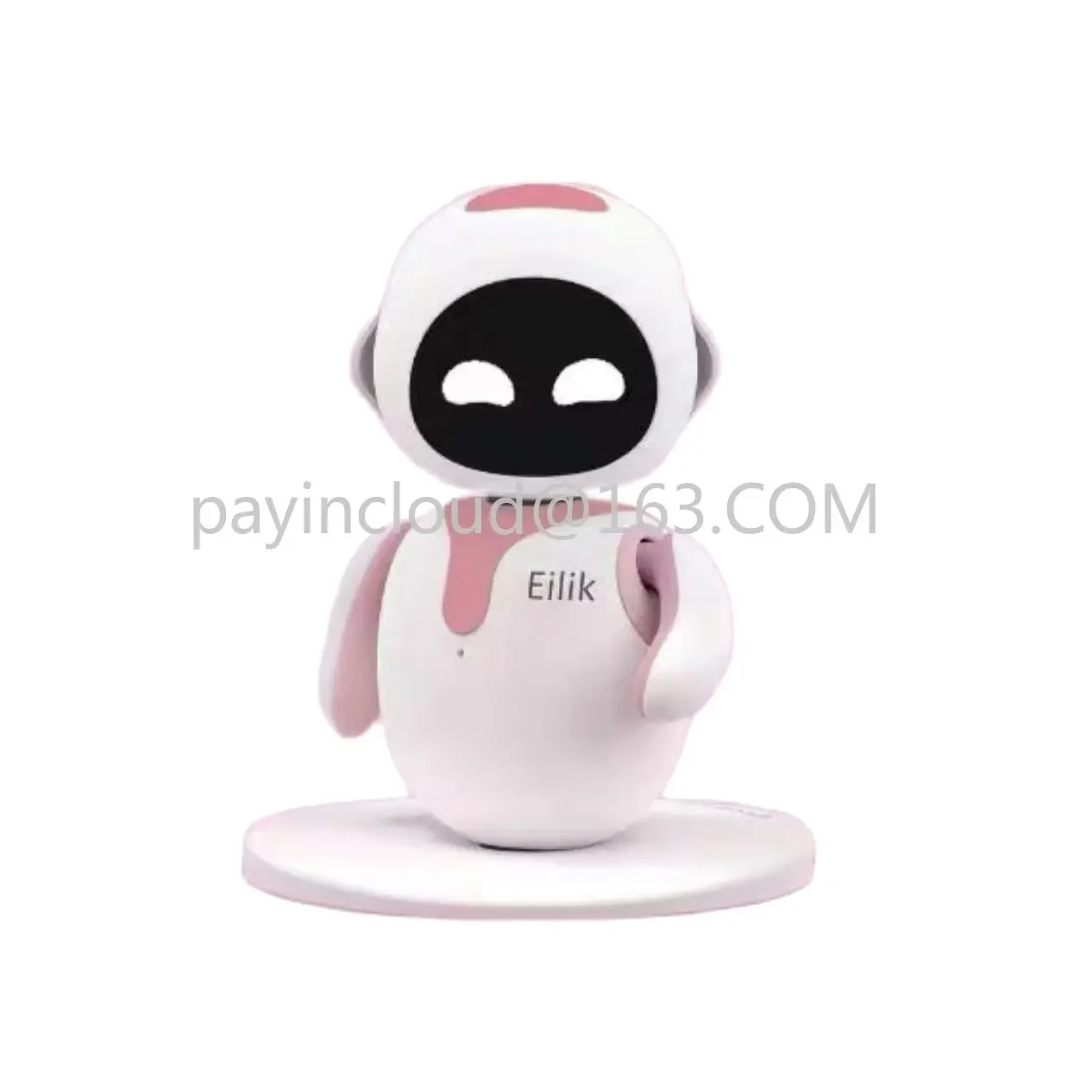 Eilik Robot Toy Smart Companion Pet Robot Desktop Toy Desktop Companion Robot Blu E Rosa/Cappello