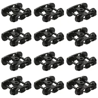 Evemodel HO Scale 1:87 Bearing Truck with 33" Plastic Wheels POM Bogies 2-Springs 12pcs/24pcs HP22BHO 1
