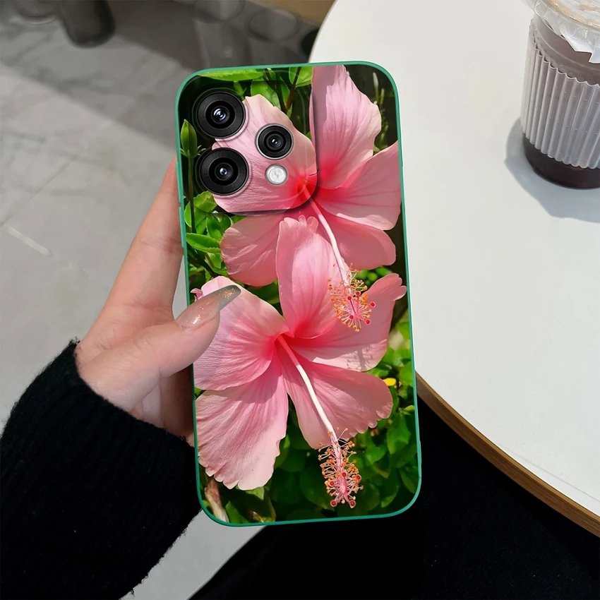 Elegant Floral Soft Silicone Lightweight Case