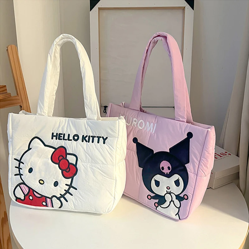 Kuromi Bolsa Tote Miniso Sanrio Kuromi Graphic Tote Bag