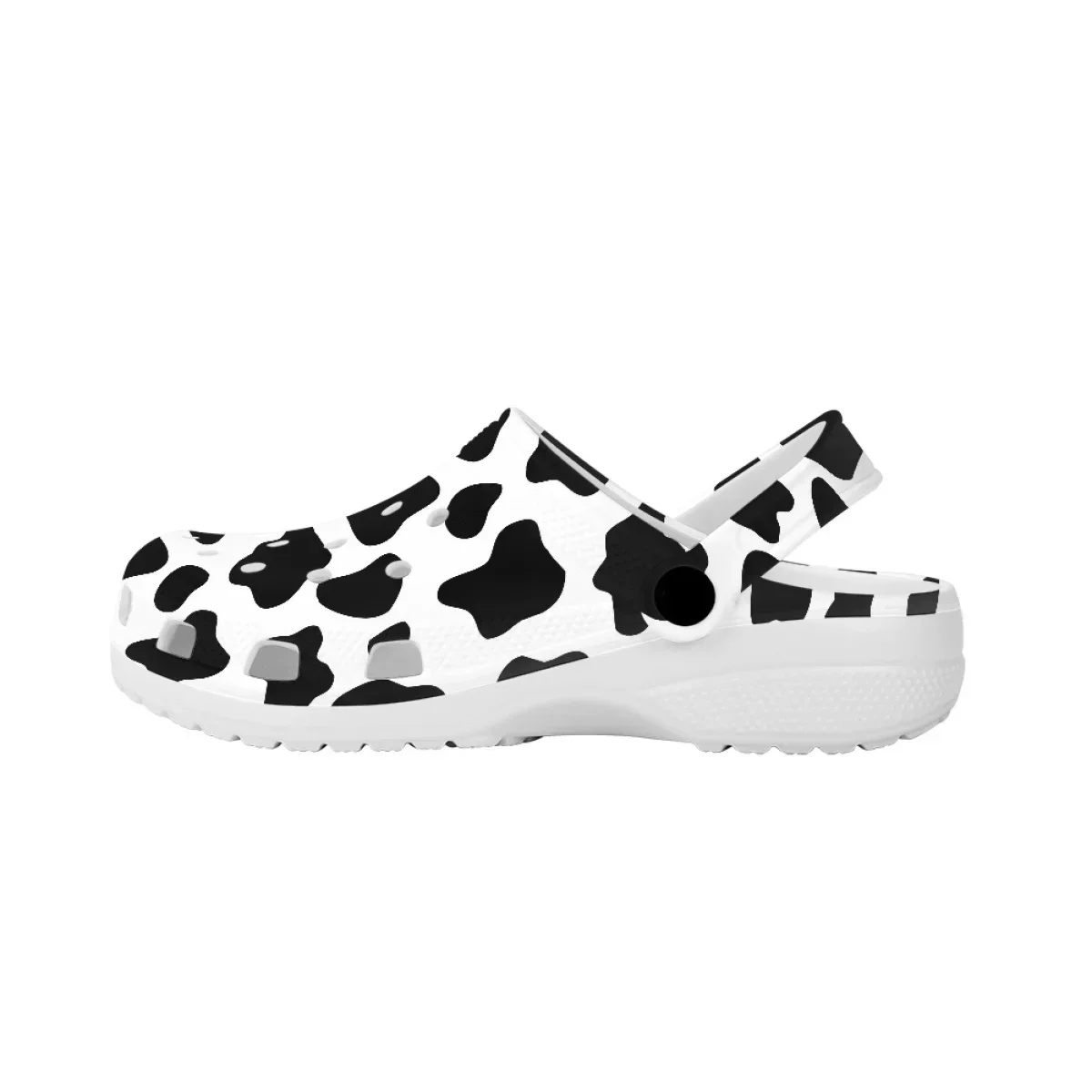 Cute Cow Print Lightweight Indoor Slippers Casual Non-slip Bathroom Shower Slides Popular Animal Print Sandals Garden Shoes
