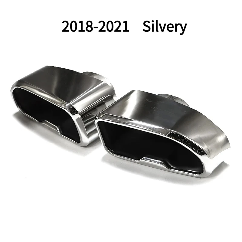 BMW X3 X4 G01 G02 2018-2021 2022-2024용 1쌍 자동차 배기 팁 스테인리스 스틸 머플러 파이프 사각형 테일파이프 시스템 액세서리