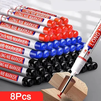 8Pcs/Set 20mm Deep Hole Long Nib Head Markers 1