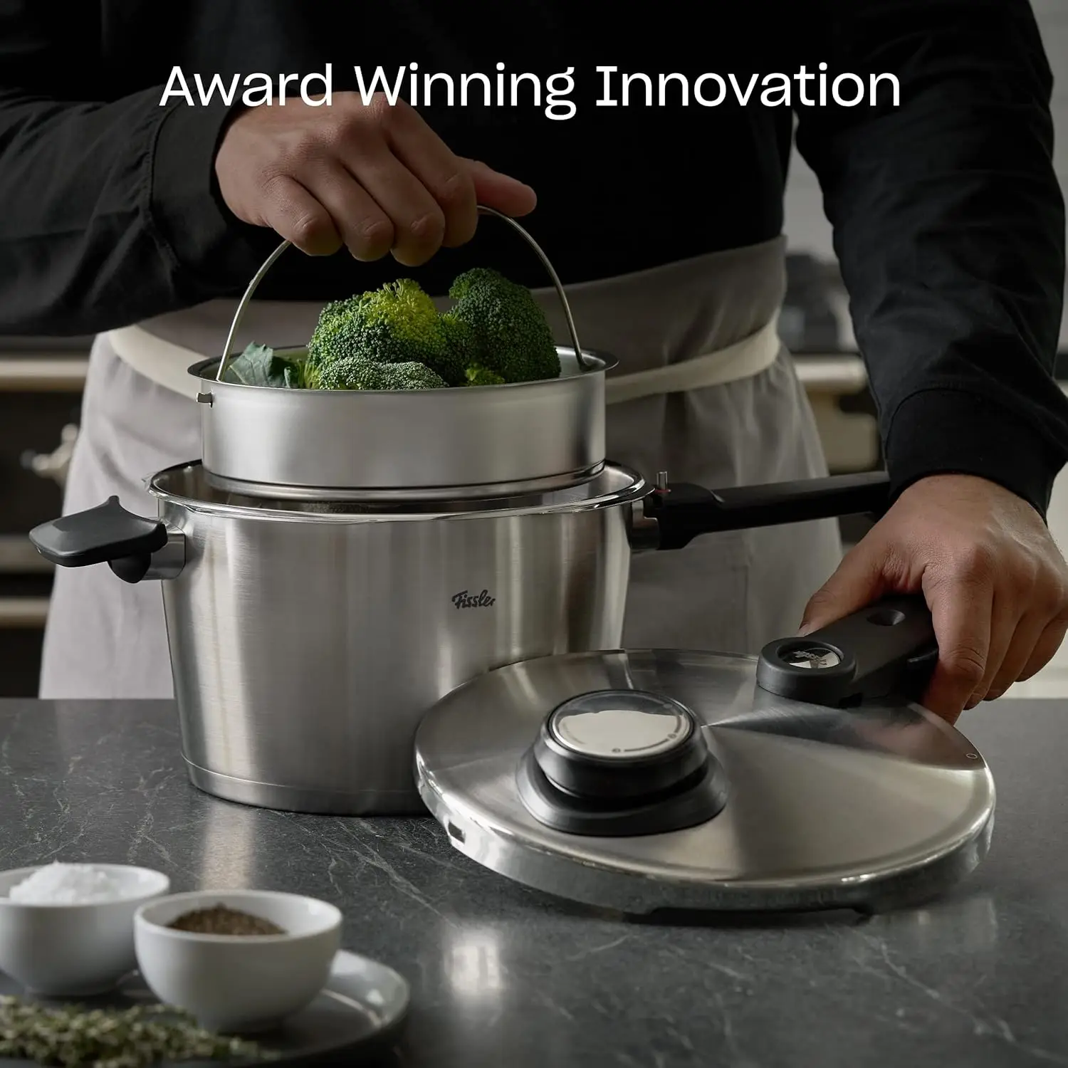 Classic and practical, simple design Premium Pressure Cooker with Steamer Insert, 2.6 Quart 4