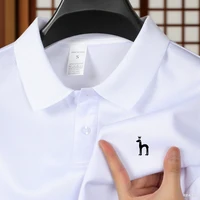 Polo à manches courtes pour homme de marque haut de gamme, t-shirt décontracté de golf tendance pour l'été, best-seller 3