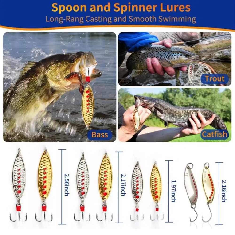 Description Picture 4 of itemFishing Tackle Advent Calendar Fishing Lures Set Fishing Gear Countdown Calendar Adults Kids Men Women Christmas Fish Bait Gifts