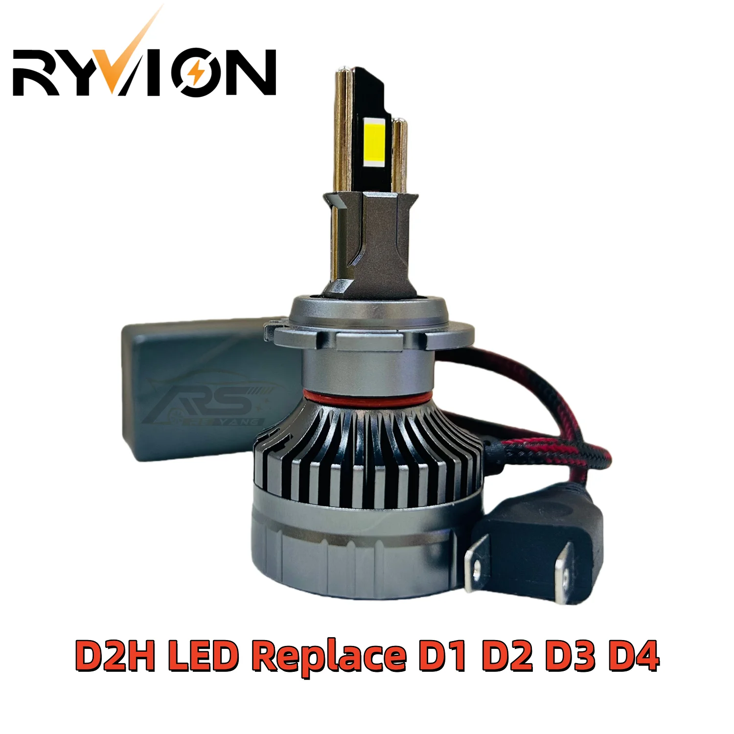D2H LED 헤드라이트 전구 고휘도 대형 칩 캔버스 에러 프리 D2S D4S D1S D3S D8S 범용 2구리 무볼라스트 헤드라이트