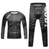 Cody Jiu Jitsu T-shirt For Kid MMA Shorts Bjj Rashguard Kids 4pcs/set Boy Boxe kickboxing Mma Compression Clothing Children Suit 4