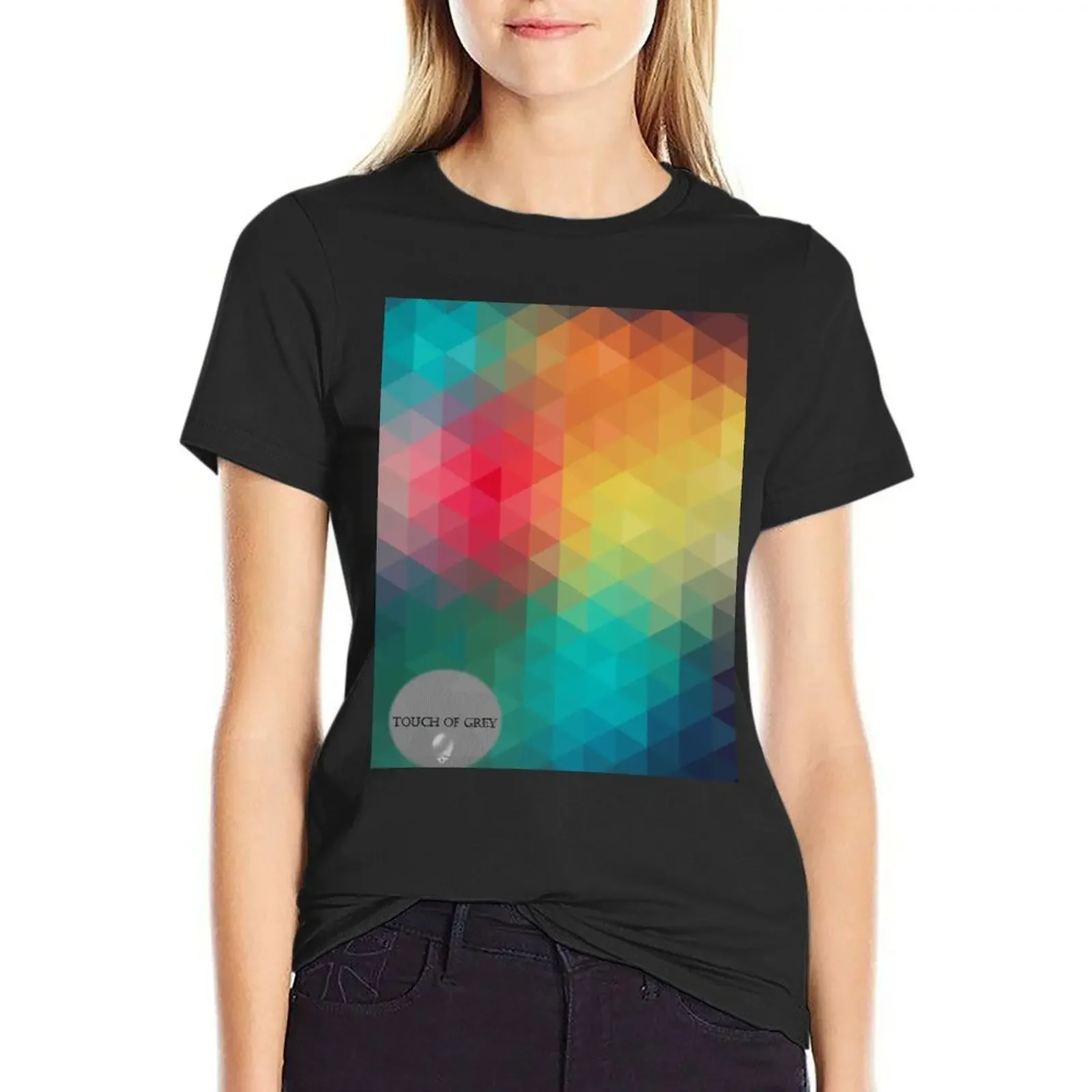 

Touch Of Grey T-Shirt vintage clothes Blouse t-shirts for Women graphic tees