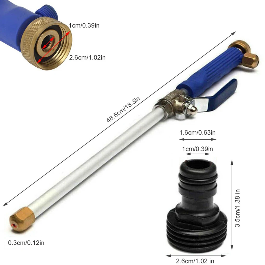 1PCS Wash Accessories Maintenance High Pressure Power Water Gun Washer Water Jet Hose Pipe Wand Nozzle Sprayer Spray cleaning