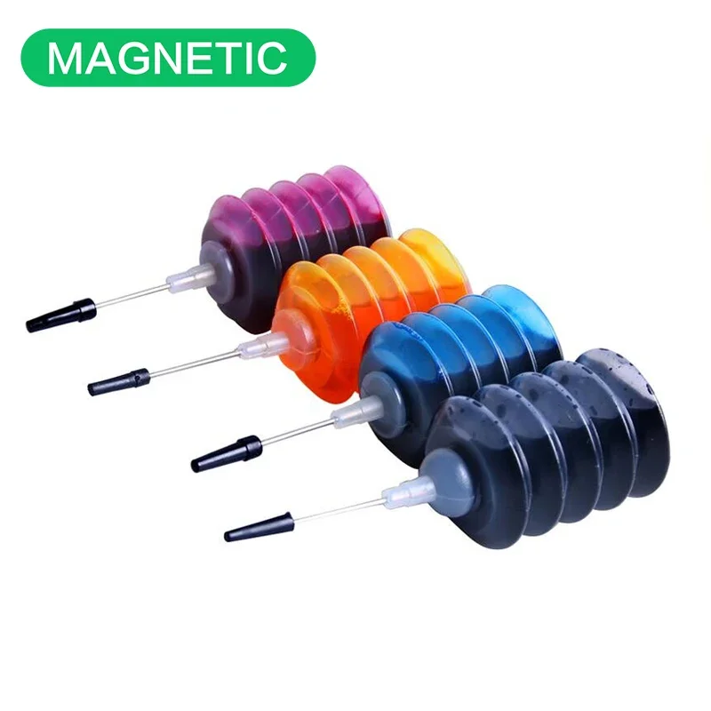 Kit de Refil de Tinta Corante Universal 30ml Conjunto Conjuntos Conjuntos Magnético Universal para Recarga de Cartucho de Tinta hp para Canon para Brother - Imagem 3
