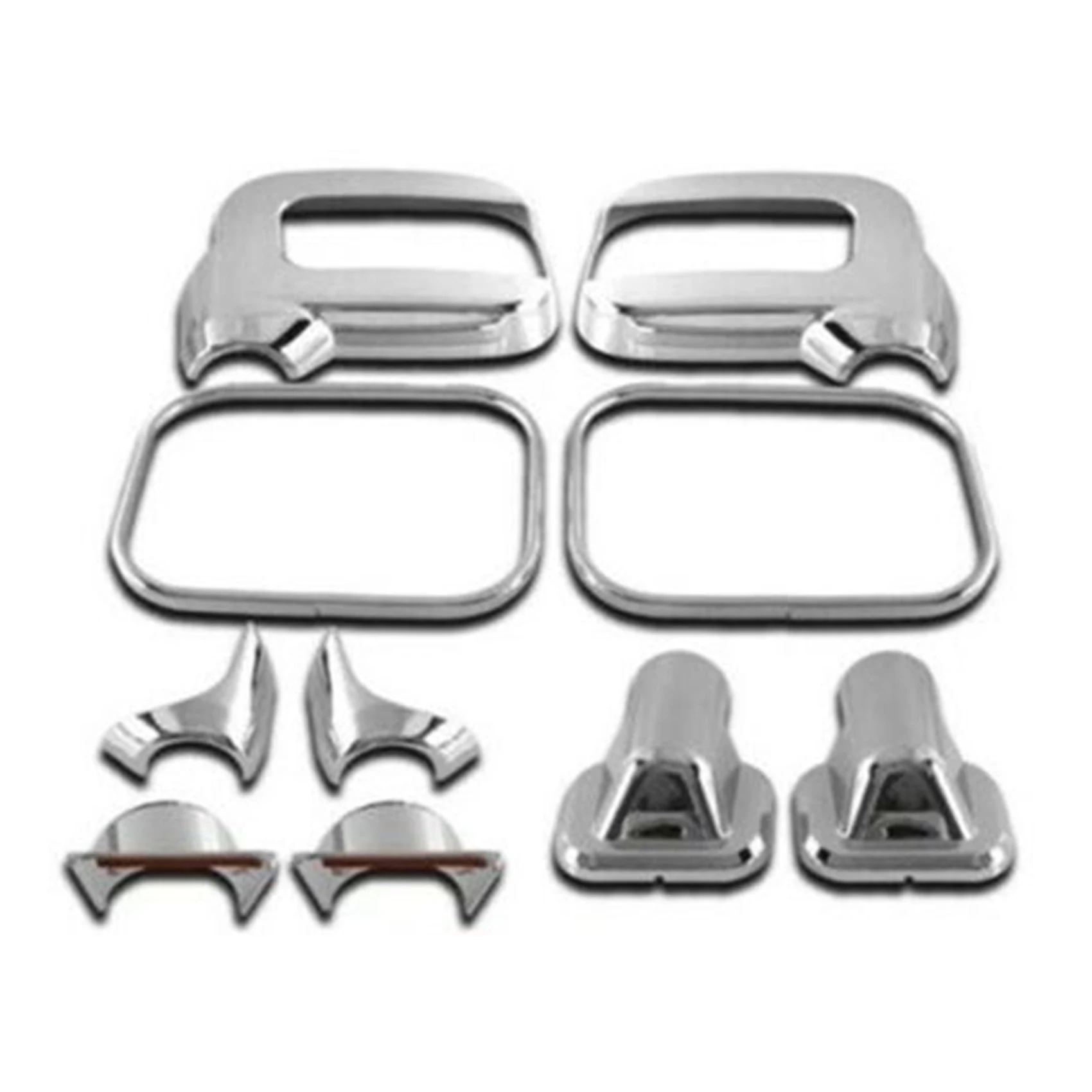 

10PCS Mirror Cover Door Trims Rearview Turn Siganl Cap for HUMMER H2 SUV SUT 2006-2009