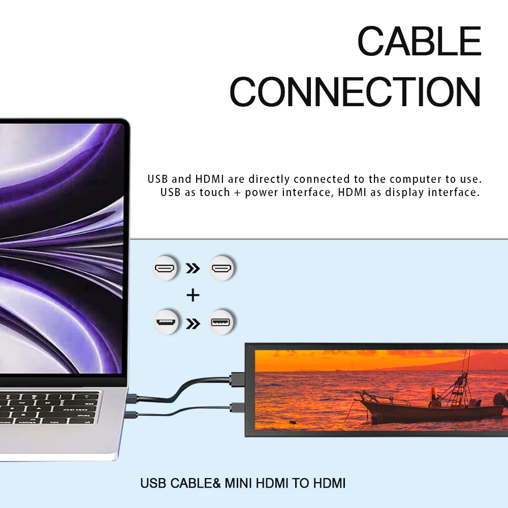 LESOWN ̵ Ʈġ  LCD ũ CPU GPU µ ÷, 8.8 ġ ̴ HDMI 480x1920 IPS ġ  , Aida64 Ʈ PC