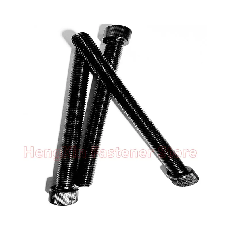 초장형 M14 M16 M18 M20 M24 풀 스레드 육각 소켓 헤드 캡 볼트 스크류 길이 60-450mm 12.9등급 합금강