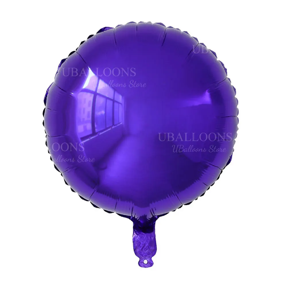 1/5/10 Stück runde Folienballons Metall Gold 18'' runder Heliumballon für Geburtstag Babyparty Hochzeit Weihnachten Party Dekor – Detail 10