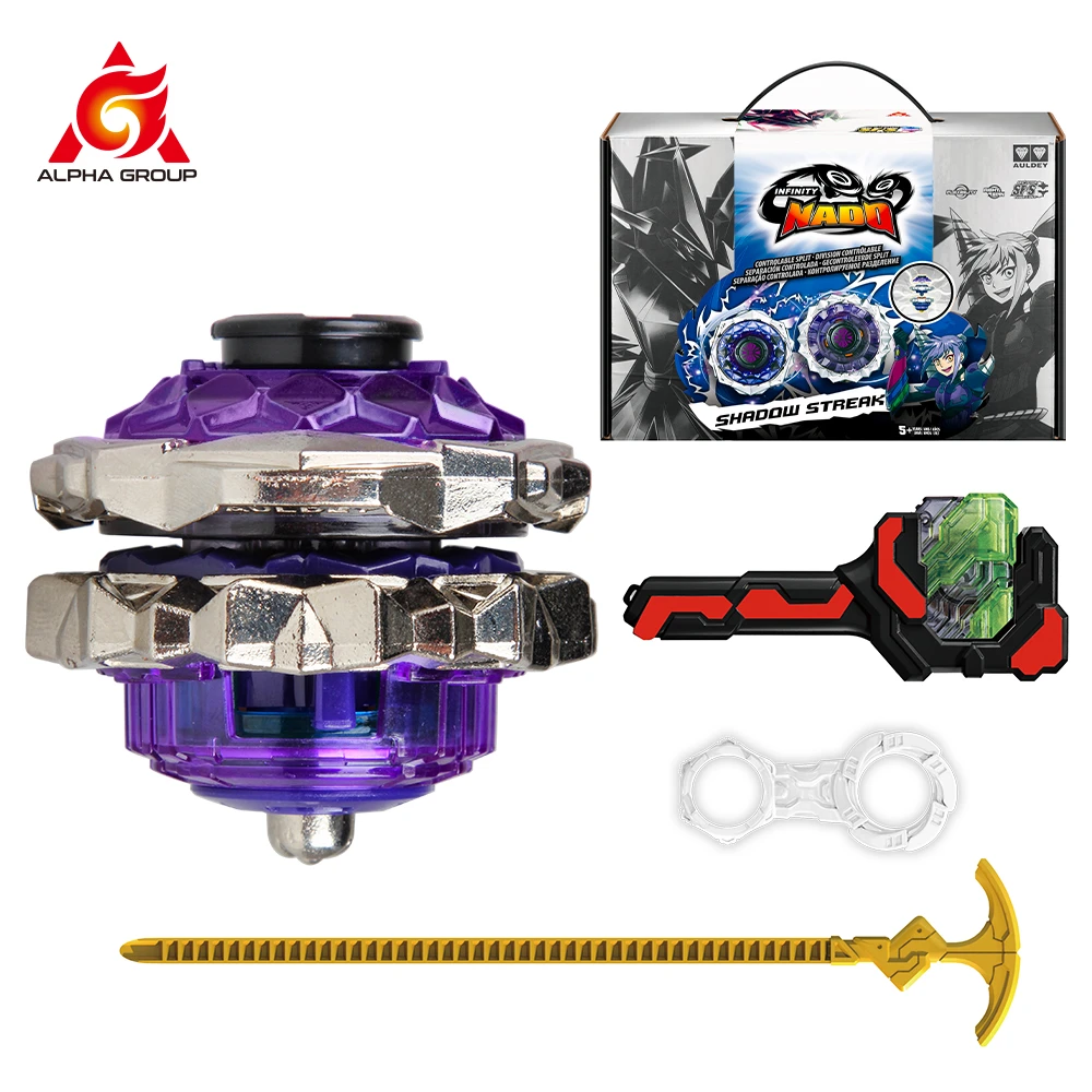 Infinity Nado 3 Crack Series Transforming Metal Nado 2 In1 Split Gyro  Battle Spinning Top With Launcher Kids Anime Toy - Spinning Top - AliExpress