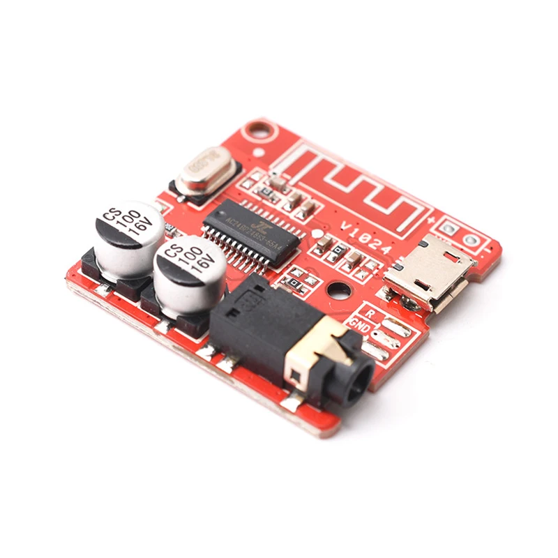 Type-c 3.5mm 무선 블루투스 오디오 수신기 보드 블루투스 5.1 MP3 무손실 디코더 보드 스테레오 음악 모듈 3.7-5V 신규