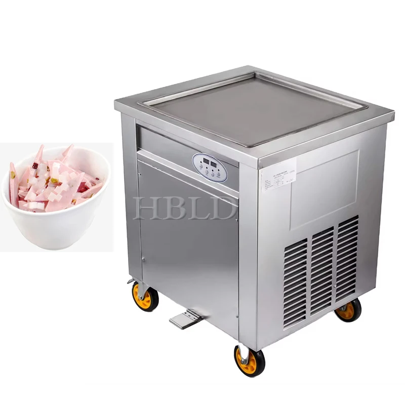 

Large Capacity Commercial Stainless Steel Stir Fried Yogurt Machine, Frozen And Fried Ice Cream Roll Machine