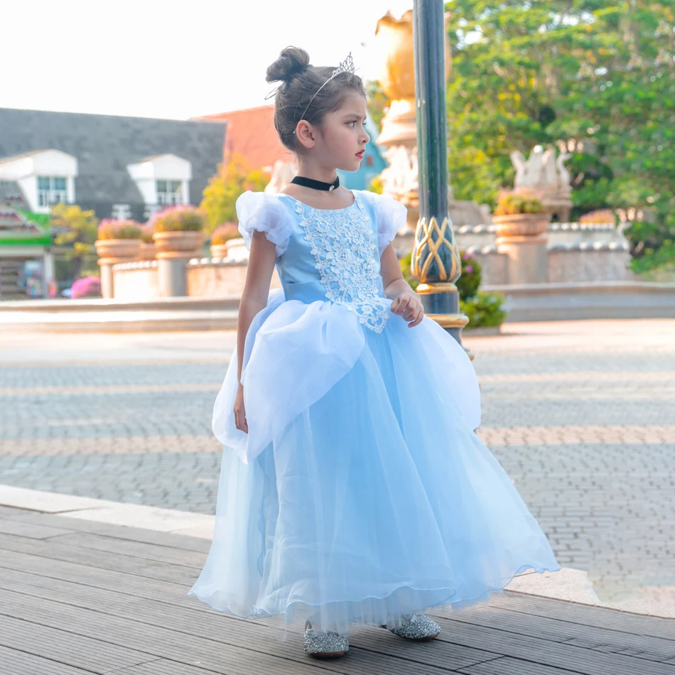 Girls Princess Ball Gown Party Dress Birthday Dress | Wedding dresses for  kids, Girls lace dress, Dress for girl child