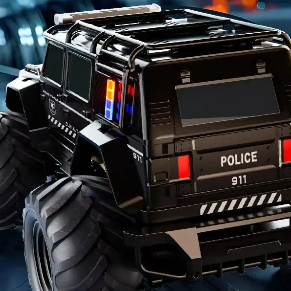 Rc Car Waterproof Amphibious 4Wd Off-Road Vehicle Remote Control Water Land Crawler Stunt Climbing Truck Toys for Boys Children