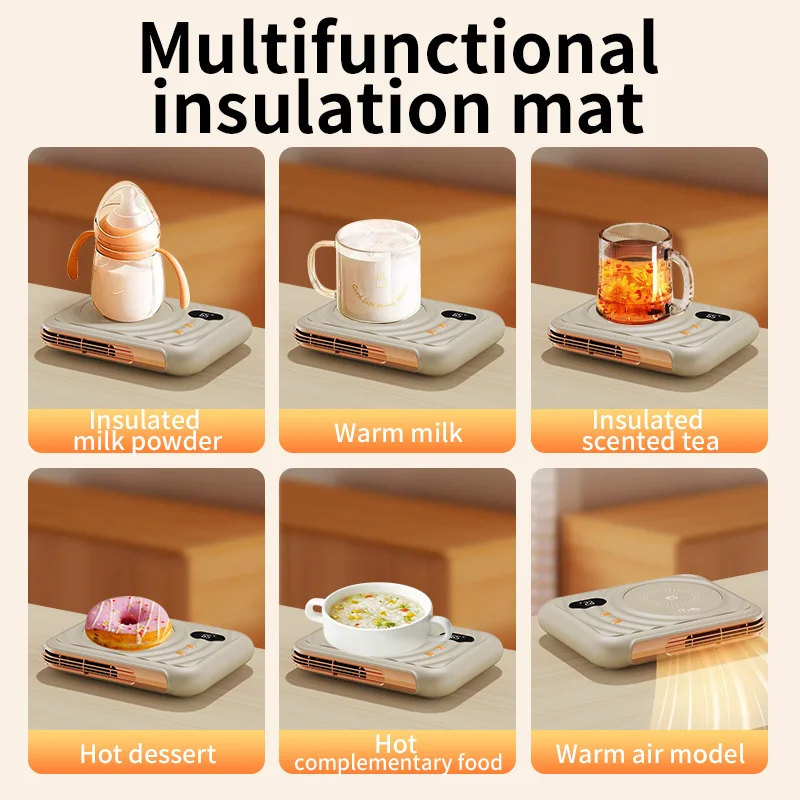 Smart Cup Warmer Efficient Heating 3 Temperature Setting Double Functions For Coffee Candle
