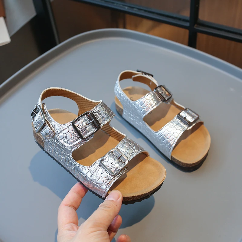 Kids Summer Beach Sandals Soft Open Toes Shoes for Boys