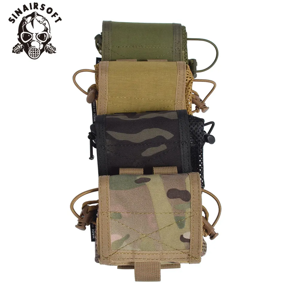 

New Tactical Molle Folding Dump Drop Magazine Recycling Pouch Airsoft Paintball Military Outdoor Hunting Nylon Tool Foldable Bag