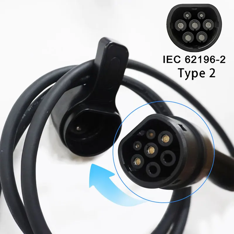 EV Charger Type 2 GBT Cable Holder Wall Mount Bracket Electric Car Charging Cable Organizer EV Charger Hook