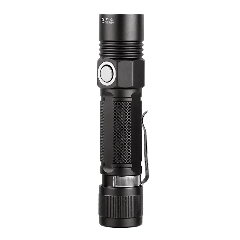 JETBEAM KO 02 Tactical Flashlight 2000Lumens CREE XHP35 LED USB Charging With 18650 Battery For Camping