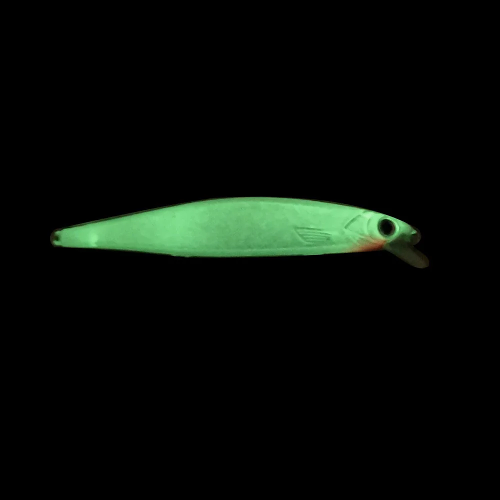 100Pcs Short Tongue Plate Mino 11cm Suspended Submerged Long Throw Mino False Bait 13g Long Throw Sea Bass 4