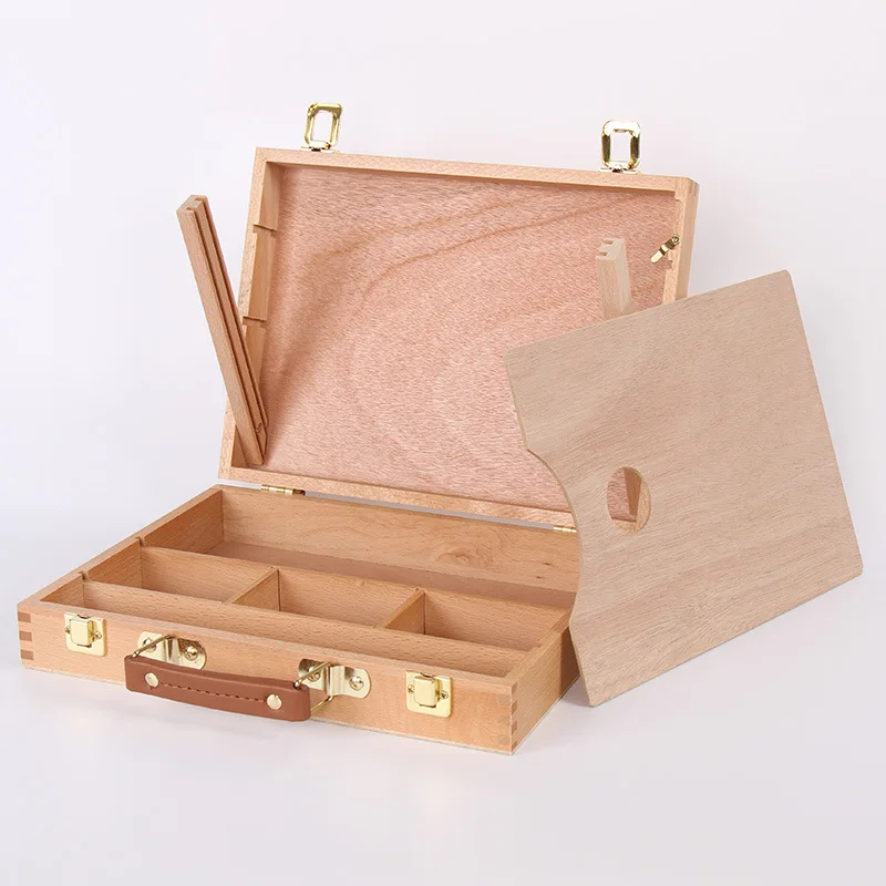 Sketch Frame Portable Oil Painting Box Palette Students Drawing Art Box Painting Supplies