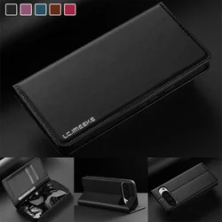 Leather Wallet Flip Case with Card Holder & Kickstand - Shockproof Protective Phone Cover for Google Pixel 9 Pro XL (Black)