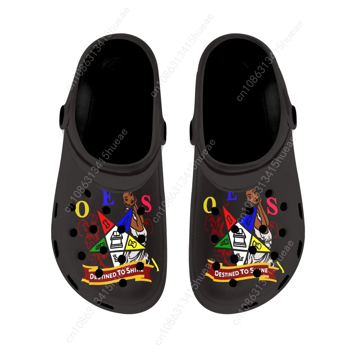 Lightweight Non-slip Indoor Slippers OES Sistars Order Of Eastern Printed Casual Flat Garden Shoes Couple Beach Adult Sandals