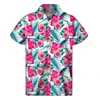 3d Printed Tropical Watermelon Graphic Hawaiian Shirts for me Summer Short Sleeves Button up Shirts Men Clothes Lapel Blouse 5