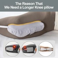 Oreiller pour dormeurs latéraux, oreiller de soutien pour les maux de hanches et de dos, peluche, ceinture de liaison et lavable en Machine 3