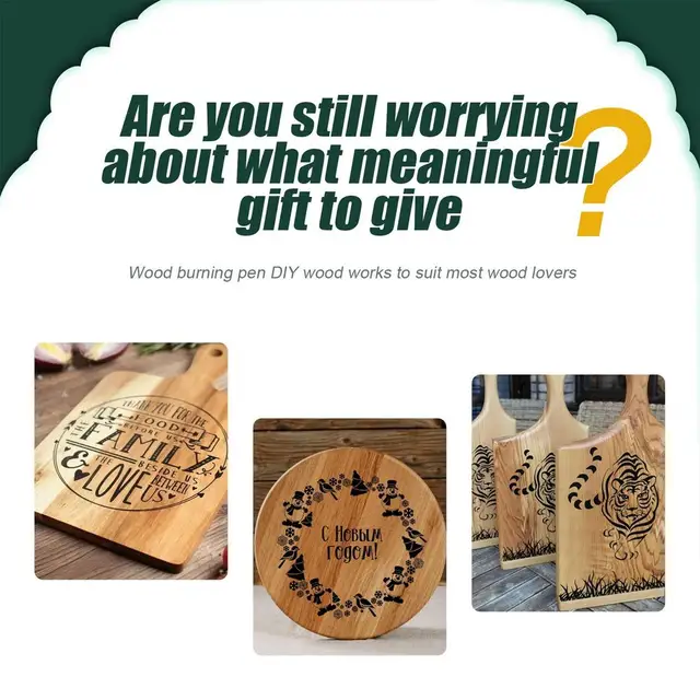 Penna Per Pirografia Su Legno - Doppia Punta Per Artisti E Fai Da Te - Foto 3