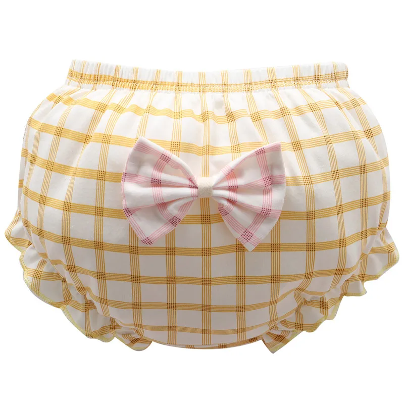 Kids 100% Cotton Underwear Panties Girls Baby Infant Cute Big Bow Shorts For Children Fashion High-Quality Underpants Gifts baby cotton panties baby underwear set