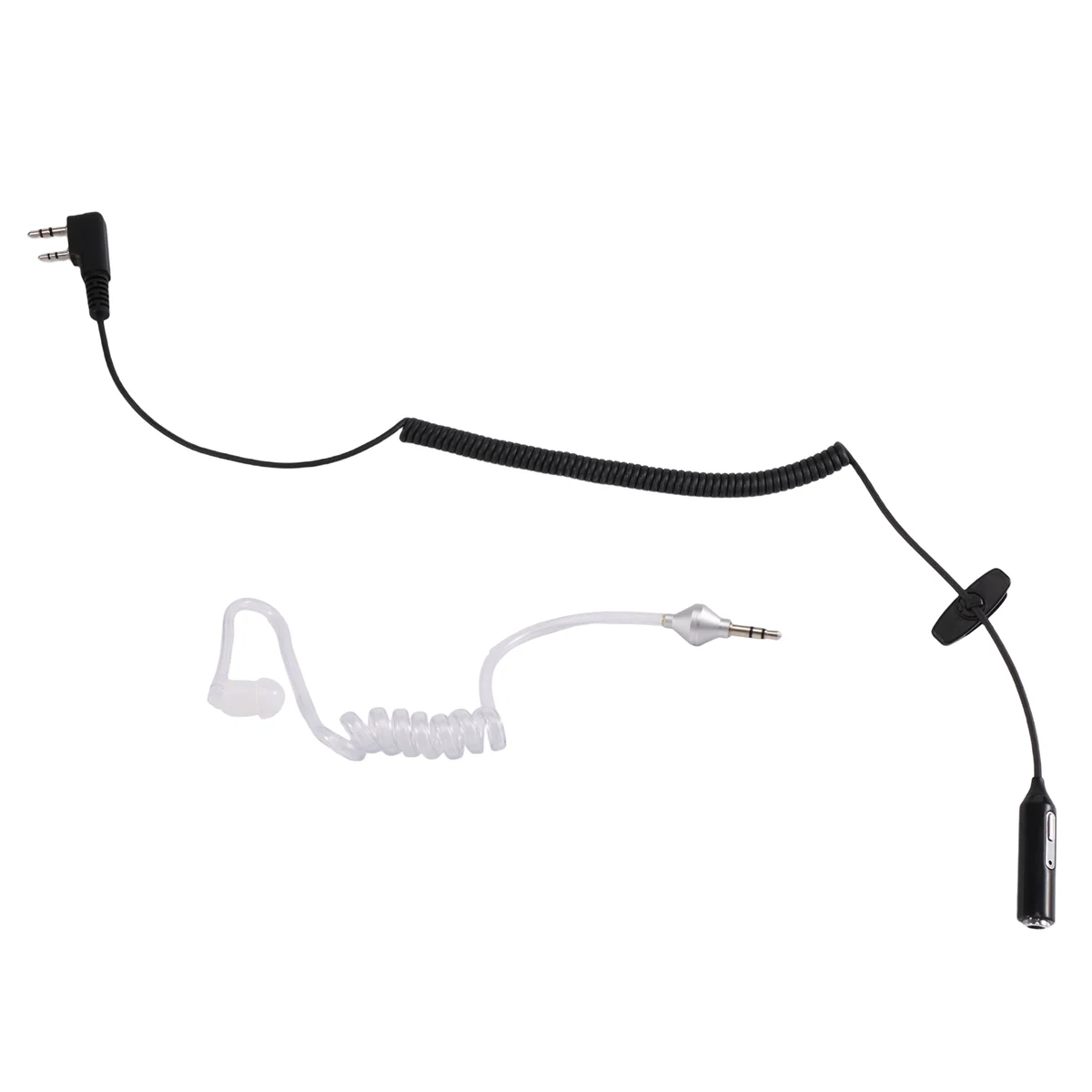 Hot sale 2-Pin PTT Mic Headset to 3.5mm Air Acoustic Tube Earpiece for UV-5R 888s
