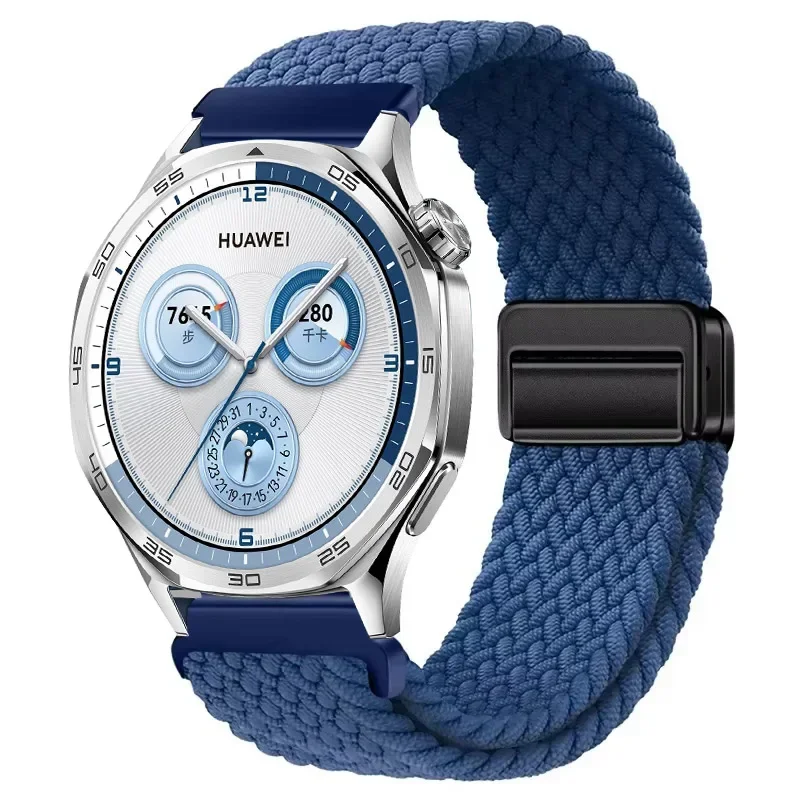 Braided Nylon Loop Strap with Magnetic Buckle 22/20mm