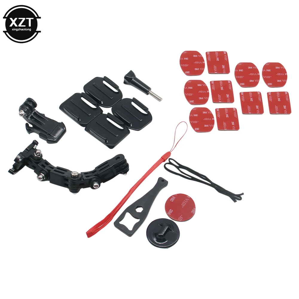 

Motorcycle Helmet Riding Chin Fixed Bracket Dajiang 4k Riding Helmet for GoPro 10 9 8 Accessories