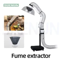 Household Smoke Exhaust Machine Barbecue Hood Kitchen Exhaust Smoke Machine Hot Pot Air Cappa Aspiratirce Extractor 1
