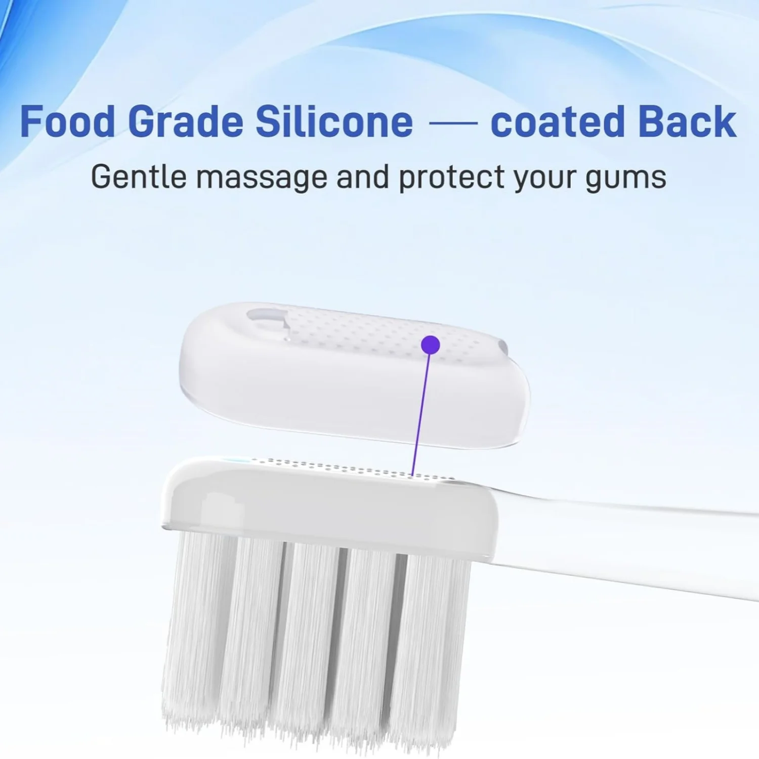 Laifen LFTB01-P / LFTB01-A / LFTB01-S 소닉 전동 칫솔용 4/8PCS 교체용 브러시 헤드 부드러운 강모 진공 밀봉