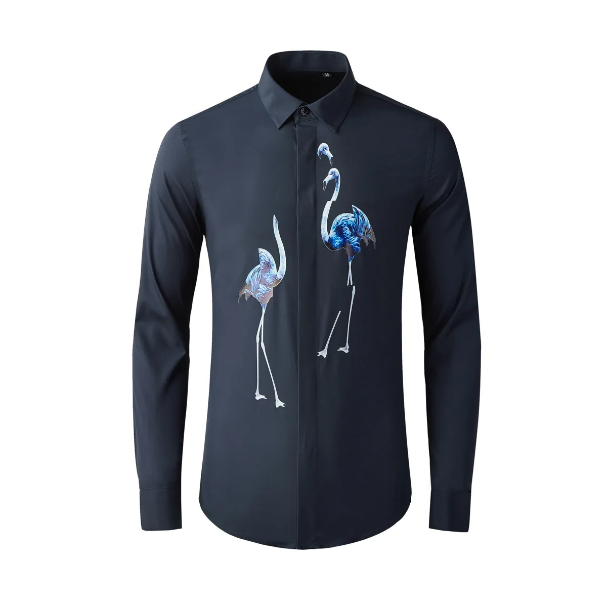 

High Quality Luxury Jewelry Embroidered Cotton Slim Men'S Shirt Plus Size Men'S Shirtsgood
