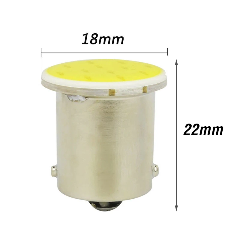 100  1156 BA15S P21W 1157 Bay15d P21/5W Led  COB 12 SMD ڵ DRL    극ũ  ȣ   12v
