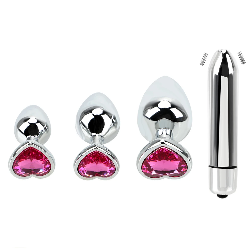 Weibliche Masturbation Edelstahl Anal Plug Kugel Vibratoren Prostata-massagegerät Sex Produkte Für Frauen Männer Butt Plug Vibratoren 1