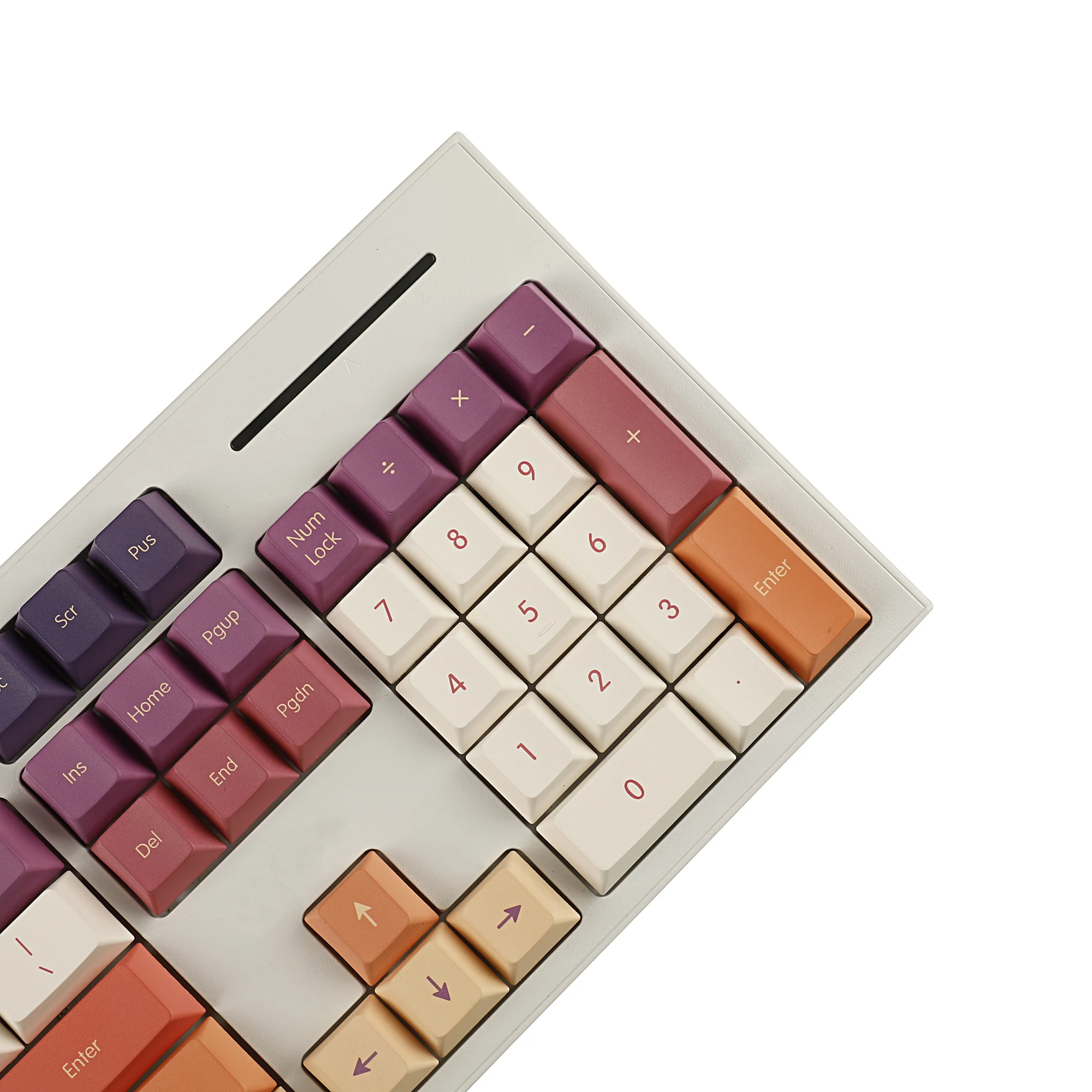Iso Nuvem Dye Sub Keycaps Grupo 17 mm de Espessura Alemão Francês Grosso Pbt Cherry Keycap Perfil para Qwertz Azerty Teclado mx - Imagem 5