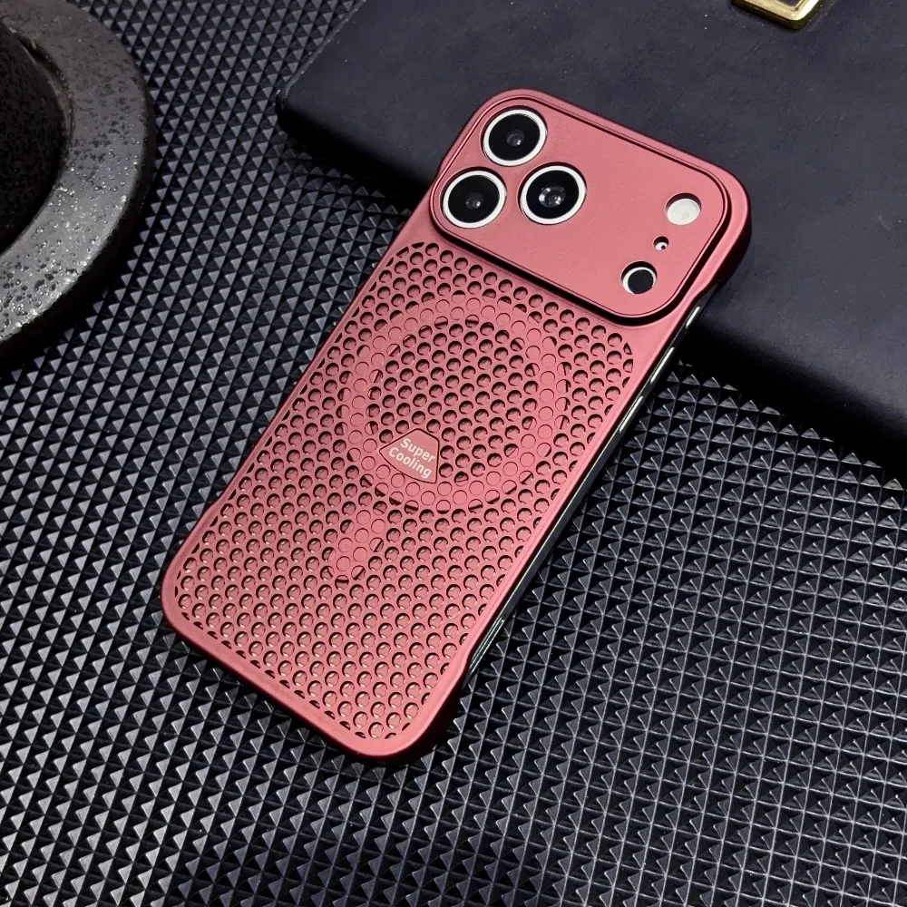 Luxury Magnetic Honeycomb Breathable Case - Matte Slim Frameless Cooling Cover