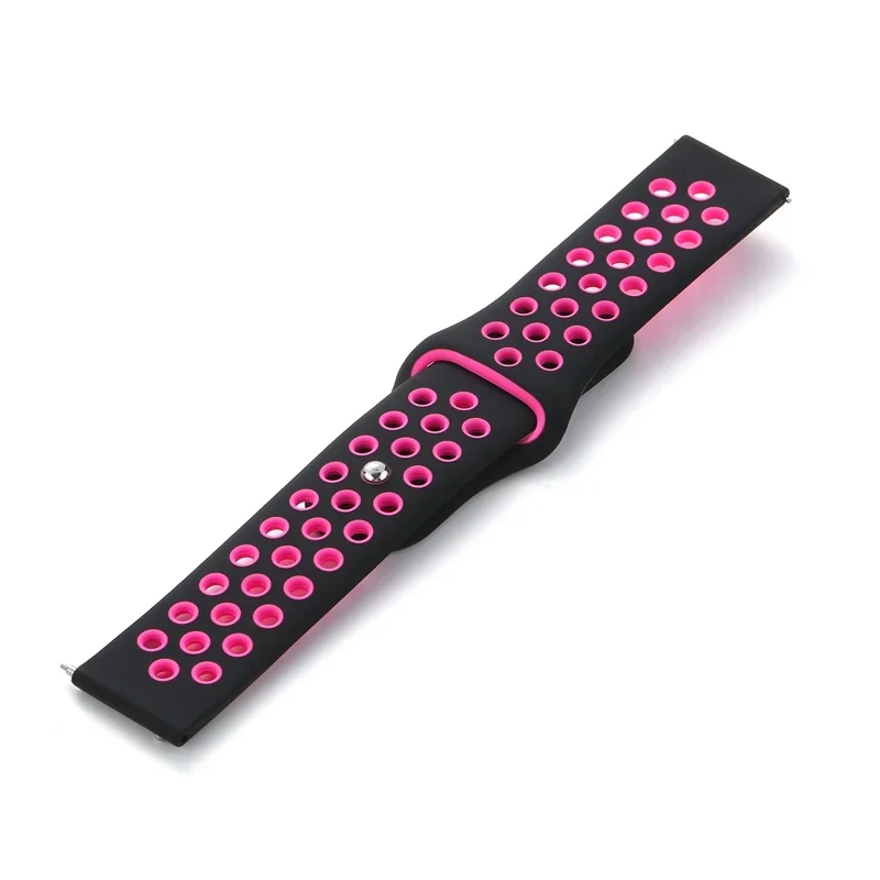 Enhanced Sports Silicone Strap, 22mm, Versatile Wristband Bracelet